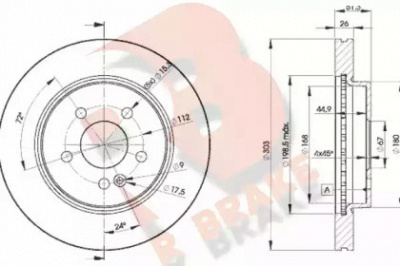 R BRAKE 78rbd24210 -
